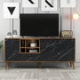 Hanah Home Napoli - Black Marble